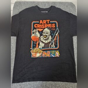 Terrifier Art Crispies Shirt XL Horror Graphic Tee Art The Clown Spencers